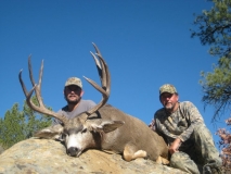 C.E. Kinard took this 195 inch Northern NM Mule Deer while hunting with Mountain States Guide Service.
