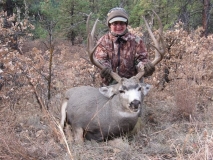 Sally Lowder with her northern NM Mule Deer.