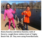 fishing-report-tingley-beach-rainbow-trout-03-03-2020-NMDGF
