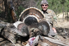 Bob Lowder with his Northern NM turkey.