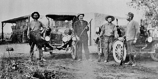 Model Ts at hunting camp circa 1917. Photo: NMDGF. New Mexico Wildlife magazine, Vol-48, Num-4 Winter 2003. (Making Tracks: A Century of Wildlife Management. (History of the New Mexico Department of Game and Fish).