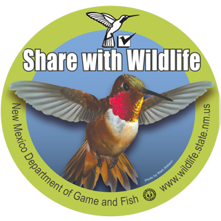 Share with Wildlife, New Mexico Department of Game and Fish.